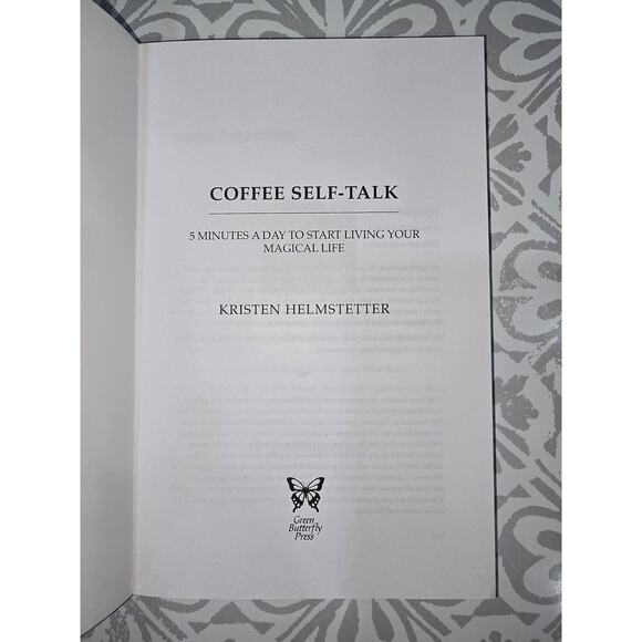 Coffee Self-Talk by Kristen Helmstetter – Self-Help Book - Picture 2 of 12
